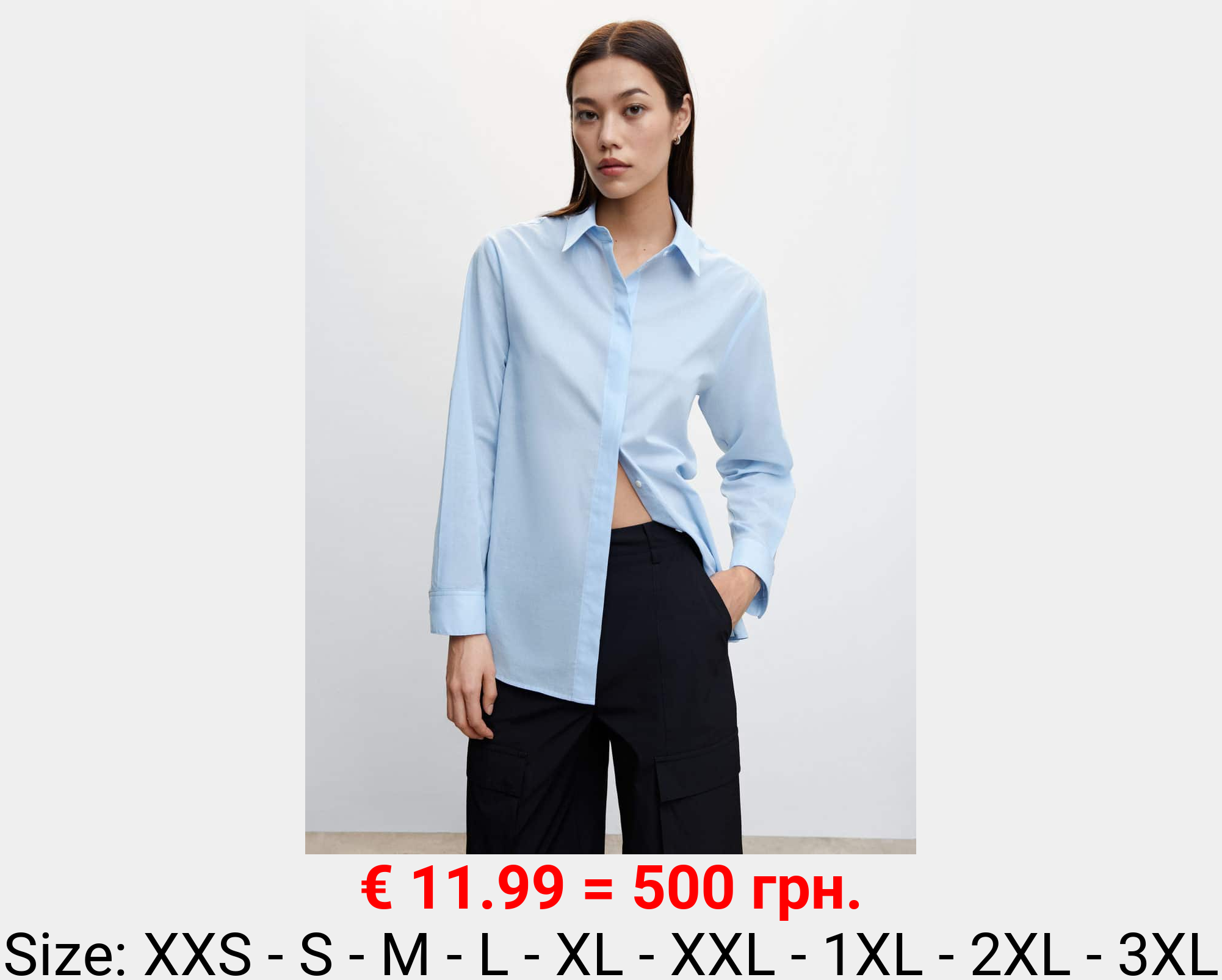 Camisa básica algodón