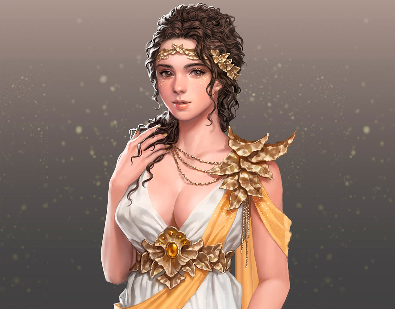 Богиня с грудью