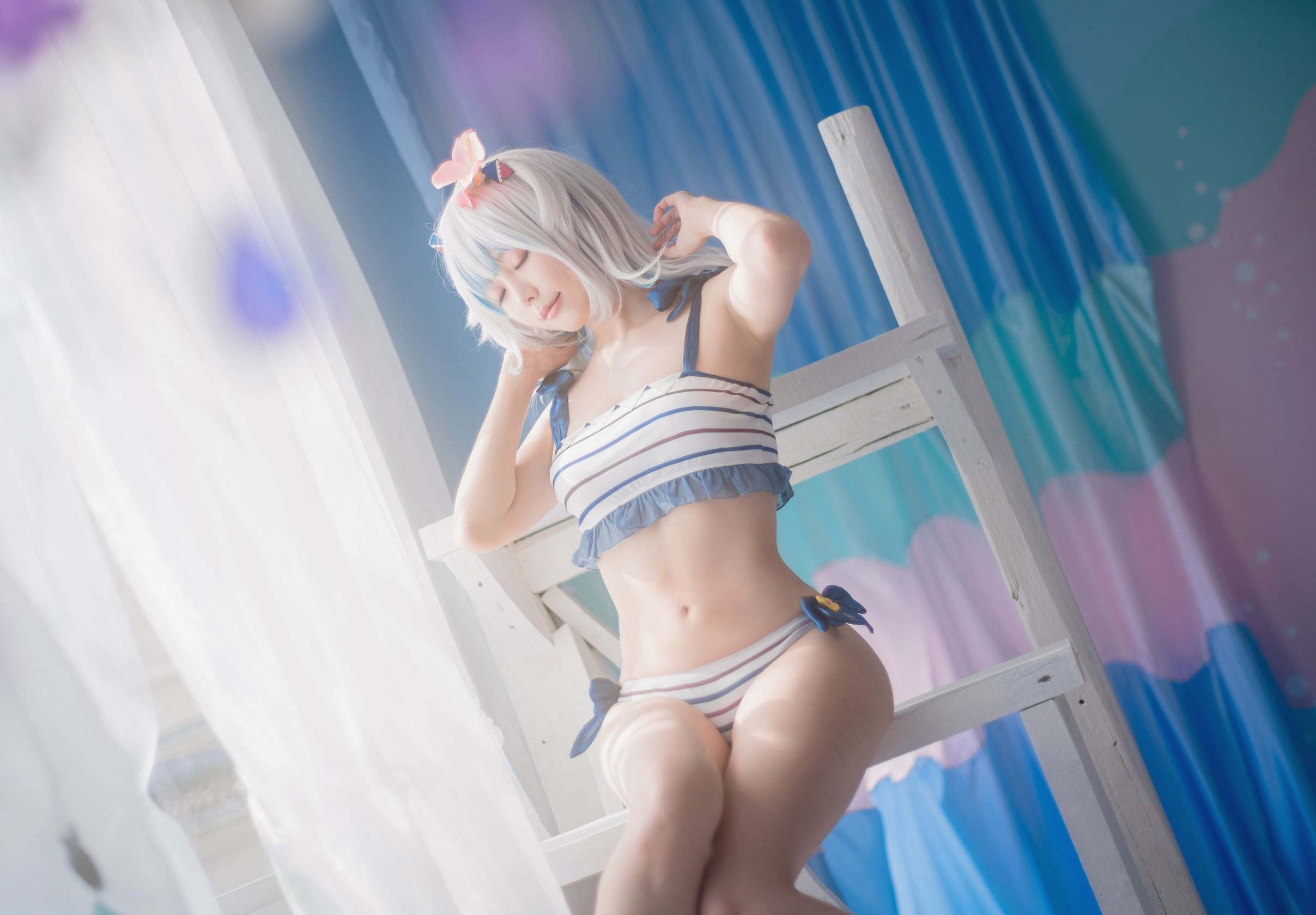 A- Gawr Gura Swimsuit 4
