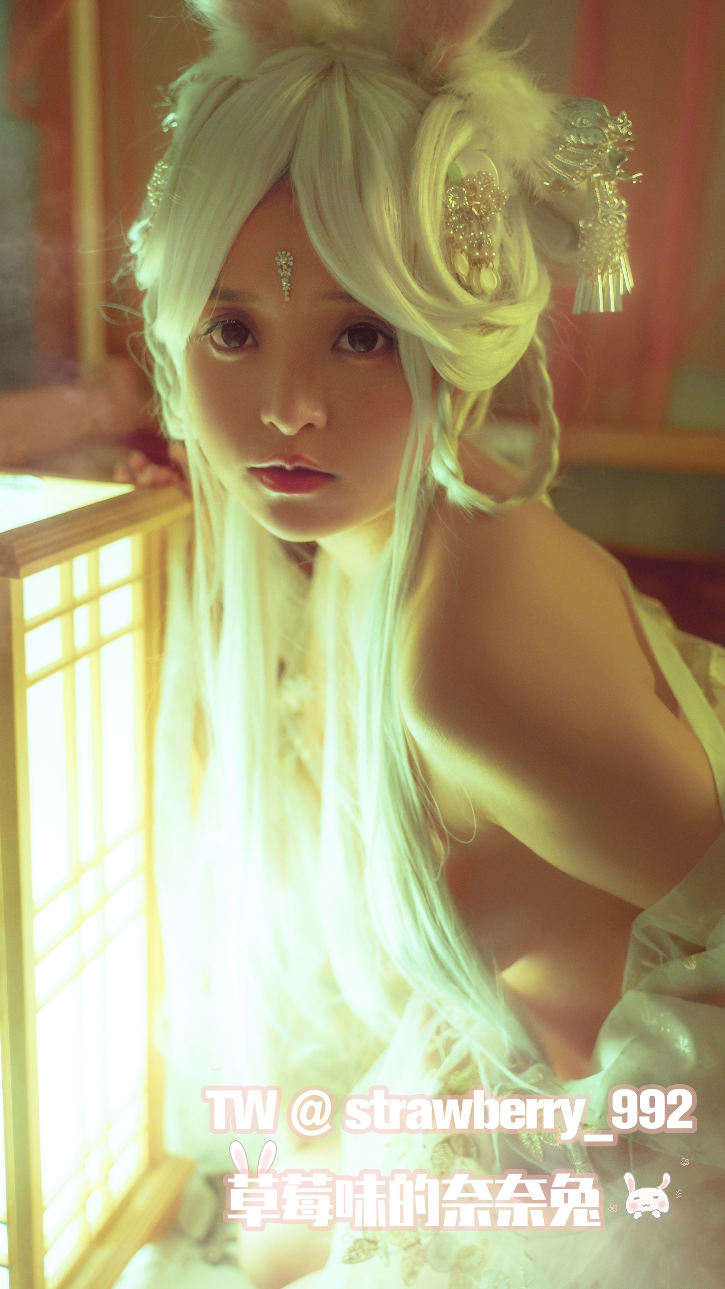 草莓味的奈奈兔 - 玉兔精-CQ兔子 [31P] 5