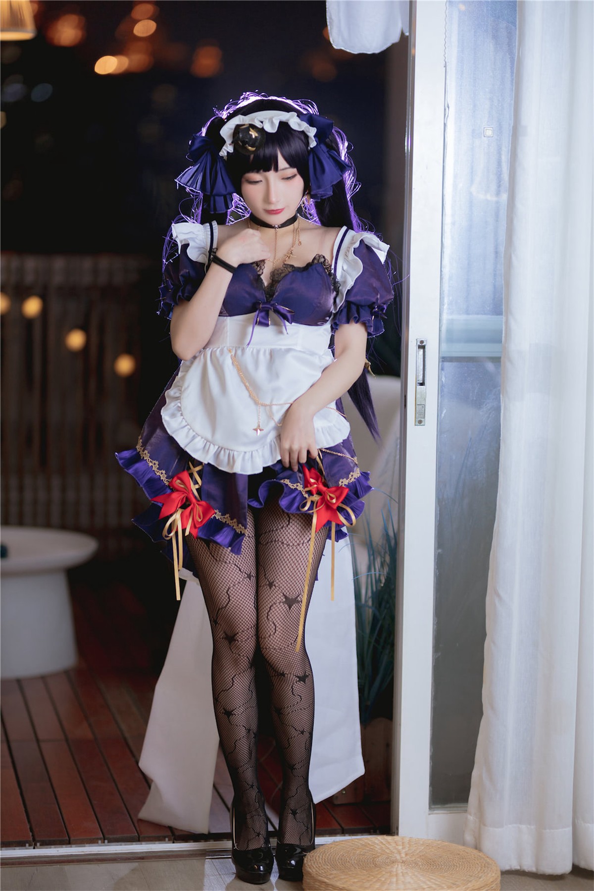 Cosplay 是三不是世 原神莫娜女仆 16