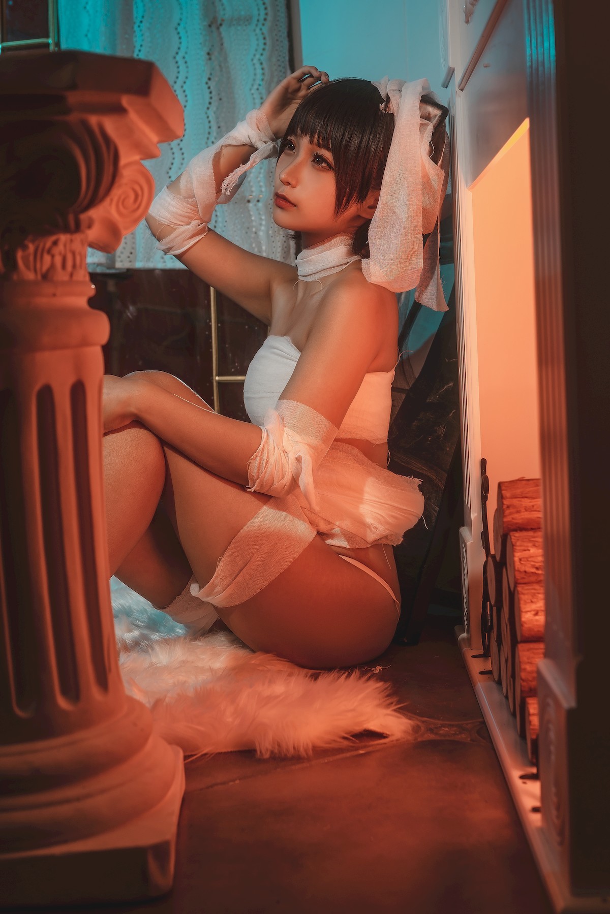 蠢沫沫 Cosplay 绷带猫 19