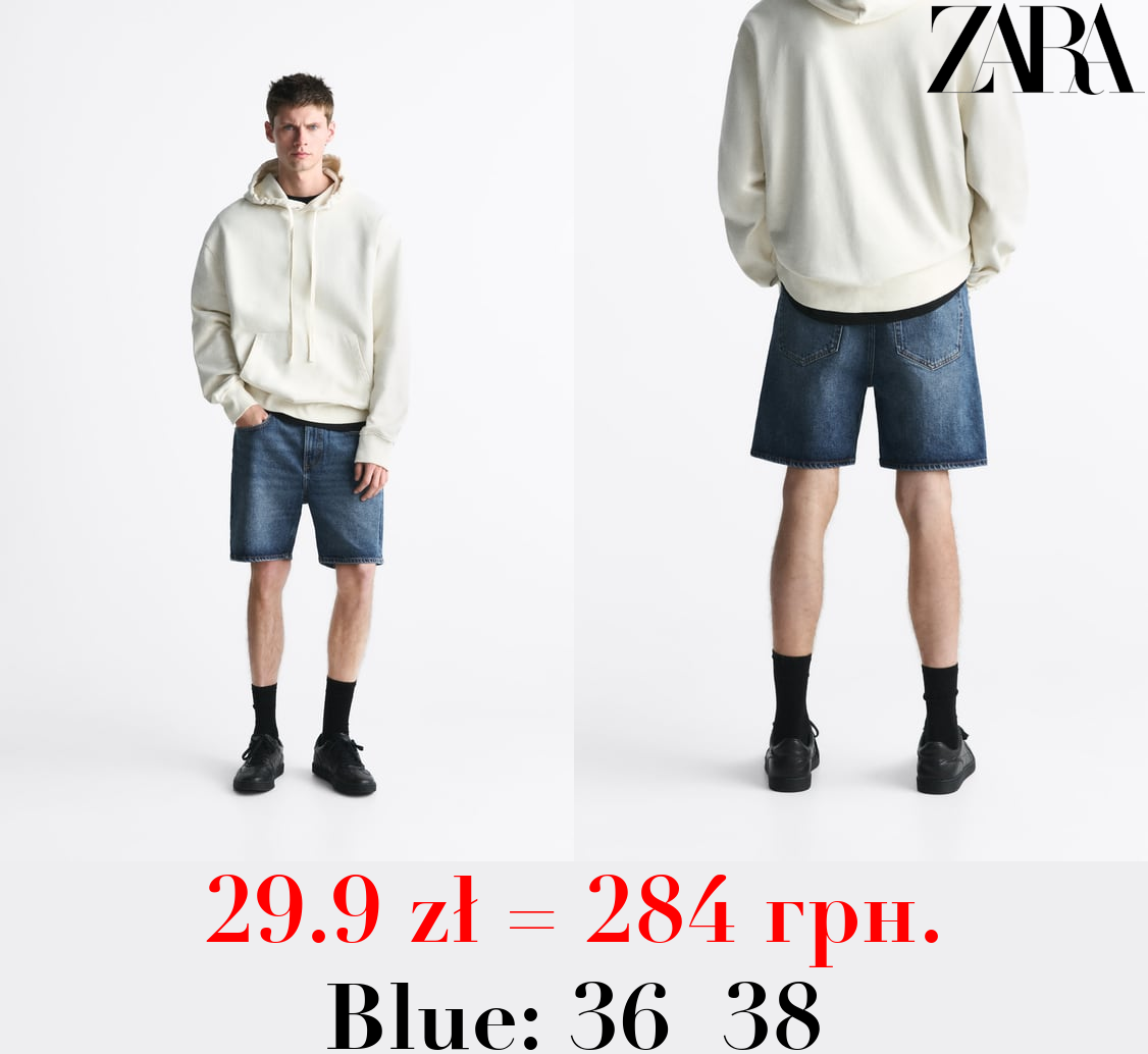 BASIC DENIM BERMUDA SHORTS