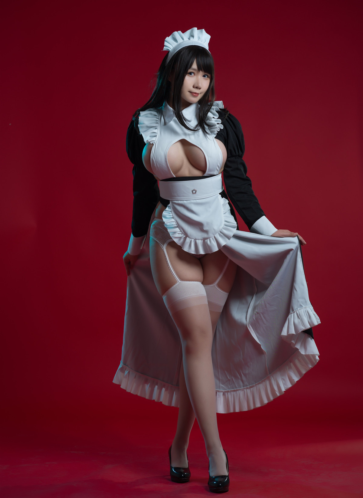 Cosplay 麻花麻花酱 女仆系列 58
