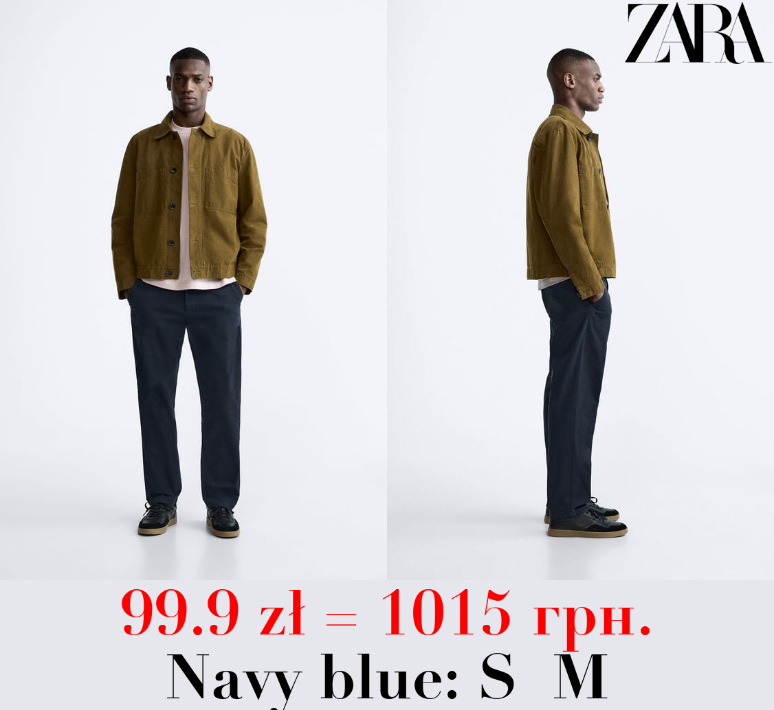 CHINOS WITH ELASTICATED WAISTBAND