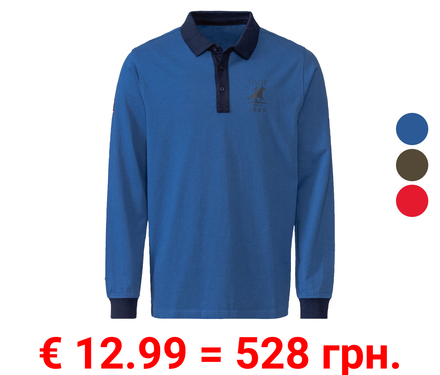 LIVERGY Herren Poloshirt mit Print