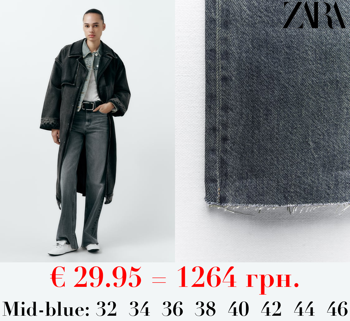 TRF HIGH-RISE WIDE-LEG JEANS