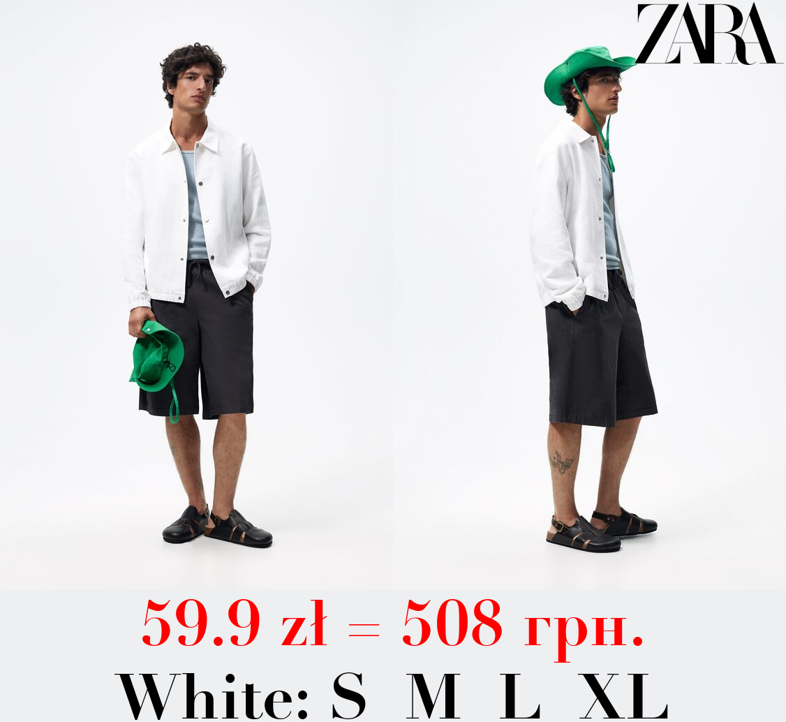 COTTON - LINEN BLEND JACKET