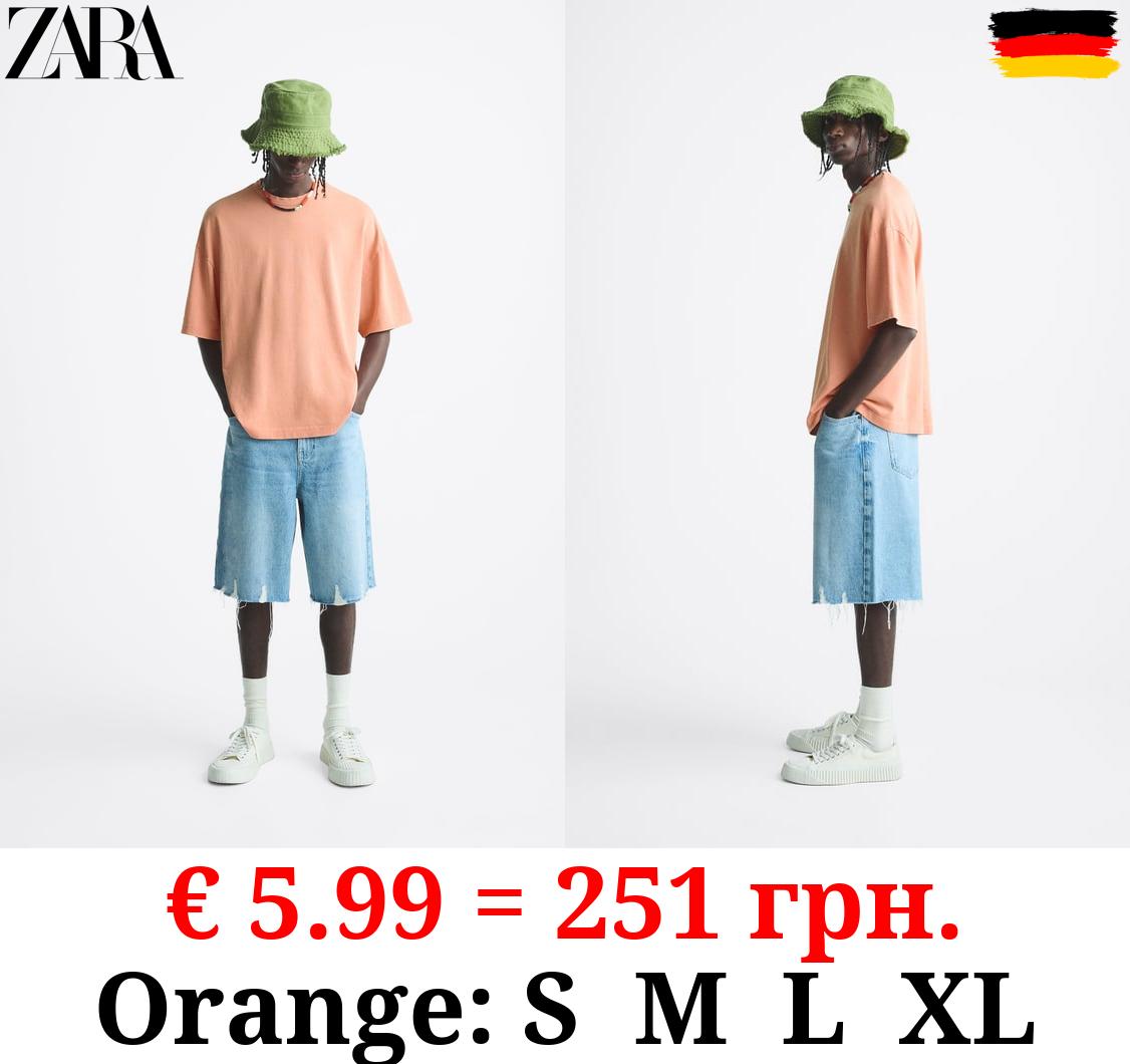 ACID WASH PRINT T-SHIRT