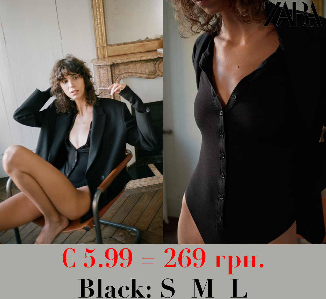 SEMI-SHEER DELICATE BODYSUIT