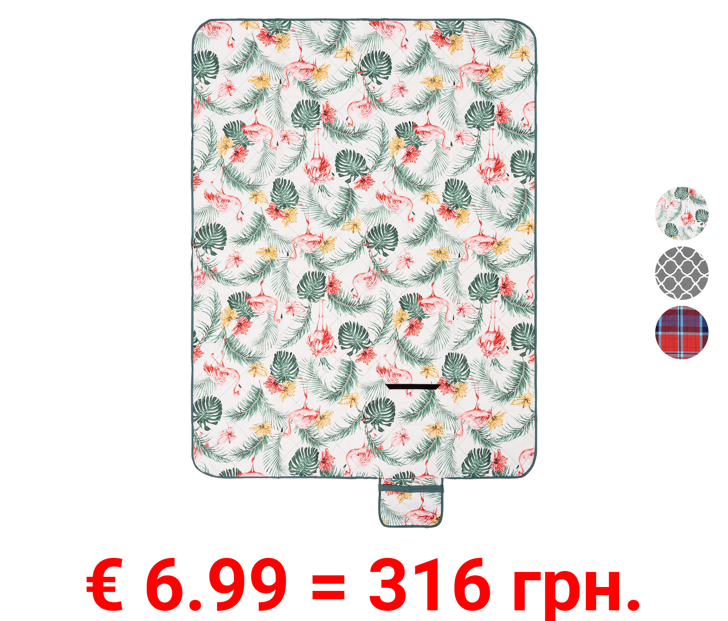 LIVARNO home Picknickdecke, 127 x 168 cm