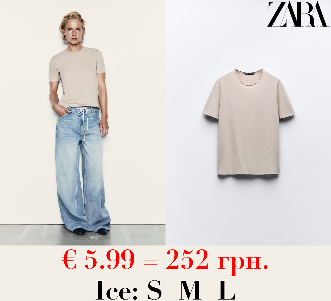 FADED COTTON T-SHIRT