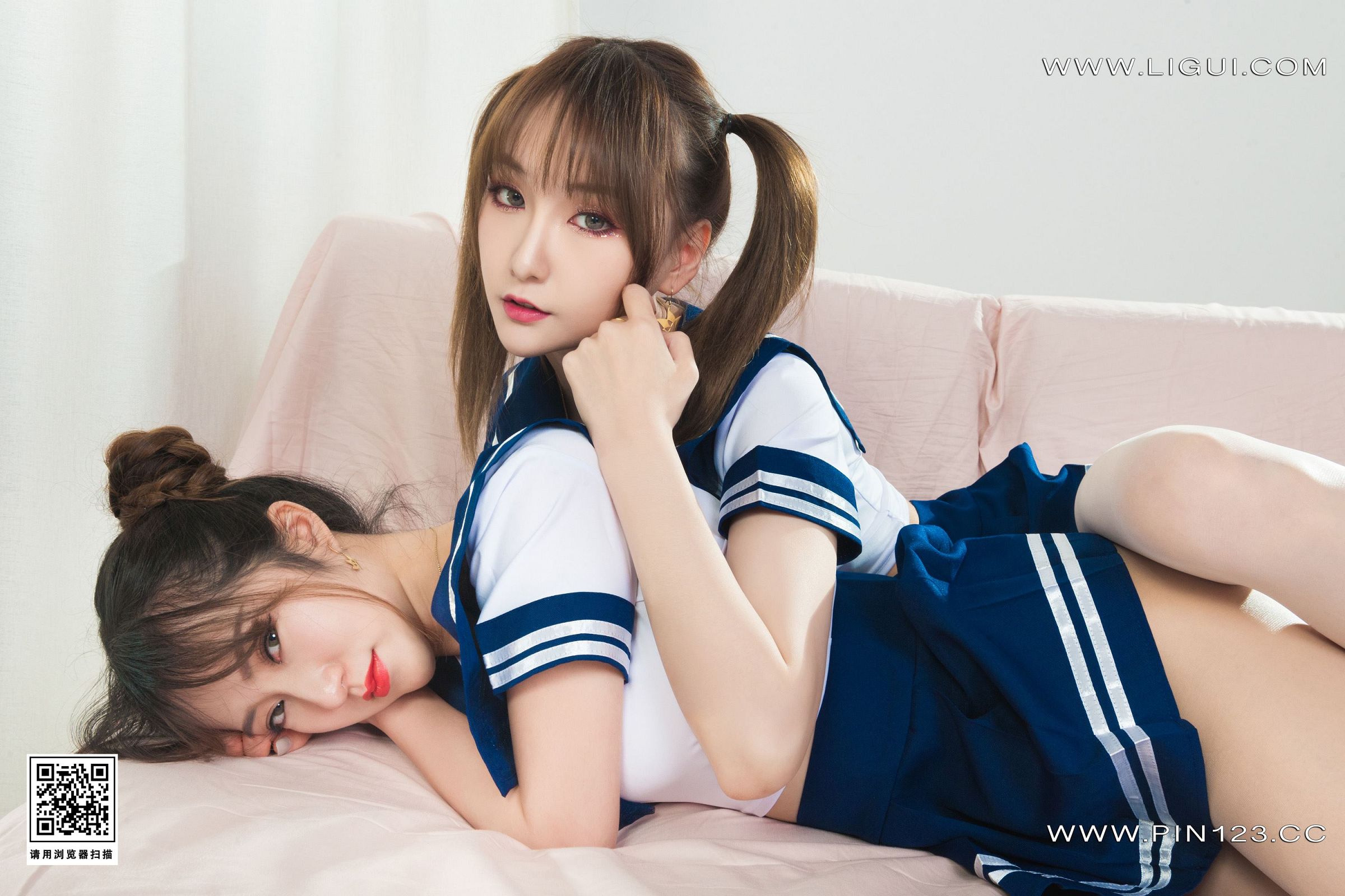 图片[30]-[Ligui丽柜]2023.03.02 《双生花》- 同桌的你（上） 心心＆汐汐-六色网