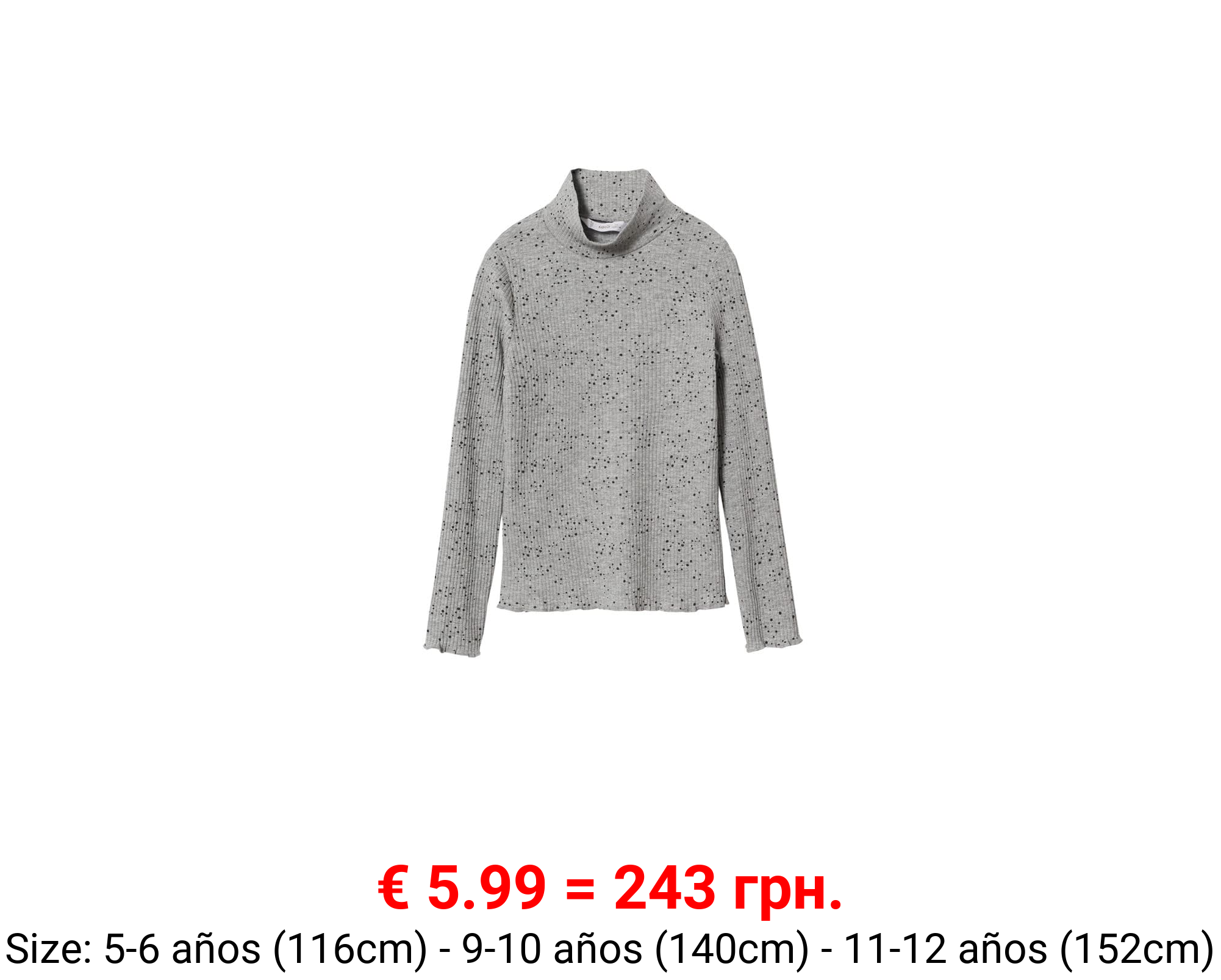 Camiseta manga larga cuello perkins