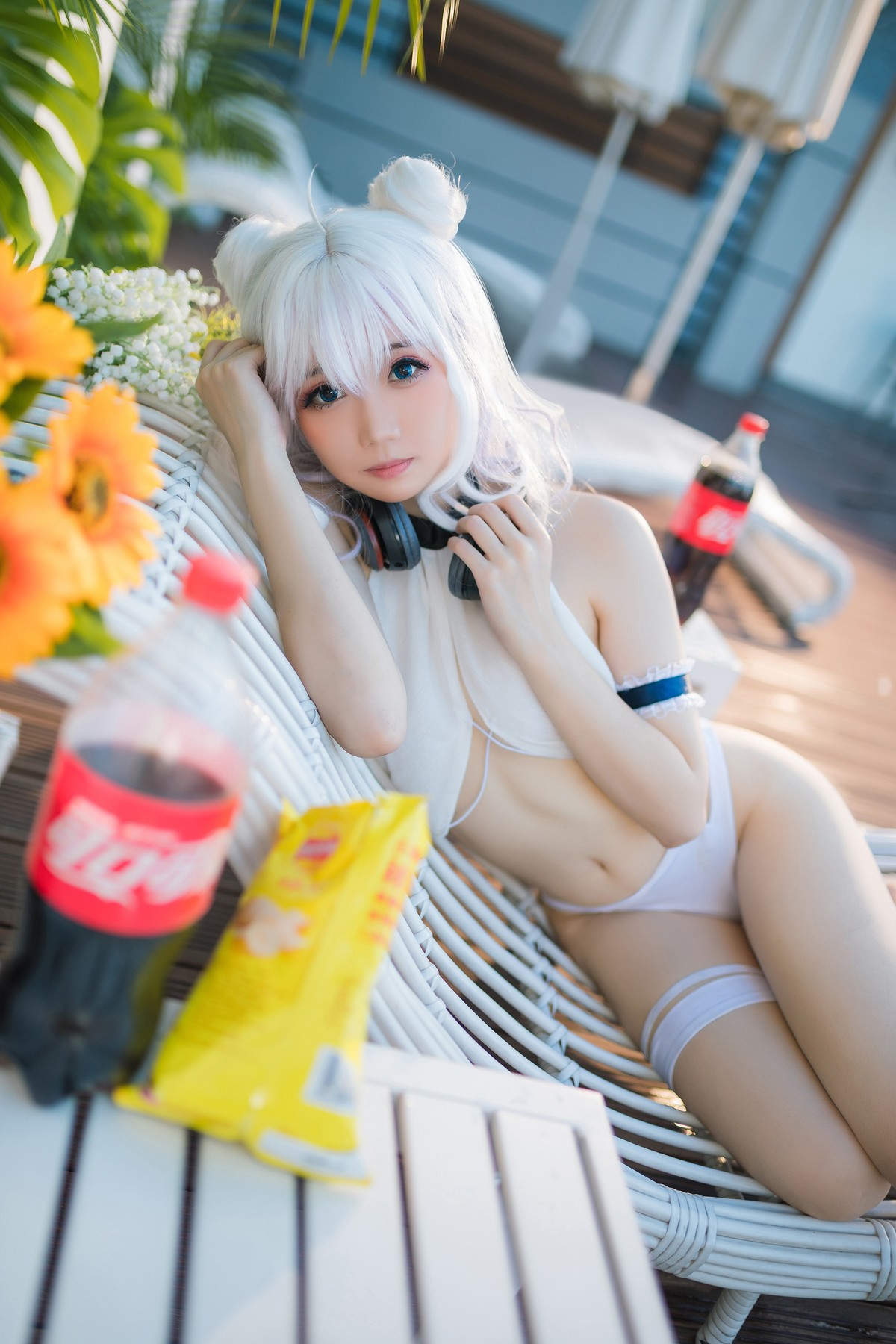 Cosplay 焖焖碳 恶毒泳衣 Vicious Swimsuit 1