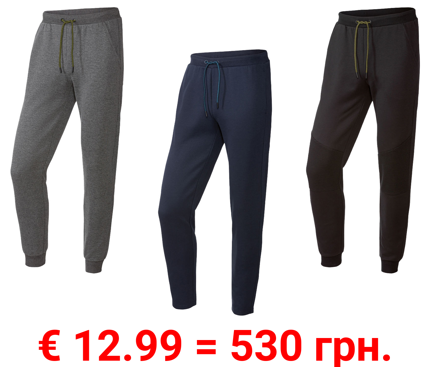 crivit Herren Sweathose mit Gummizugbund