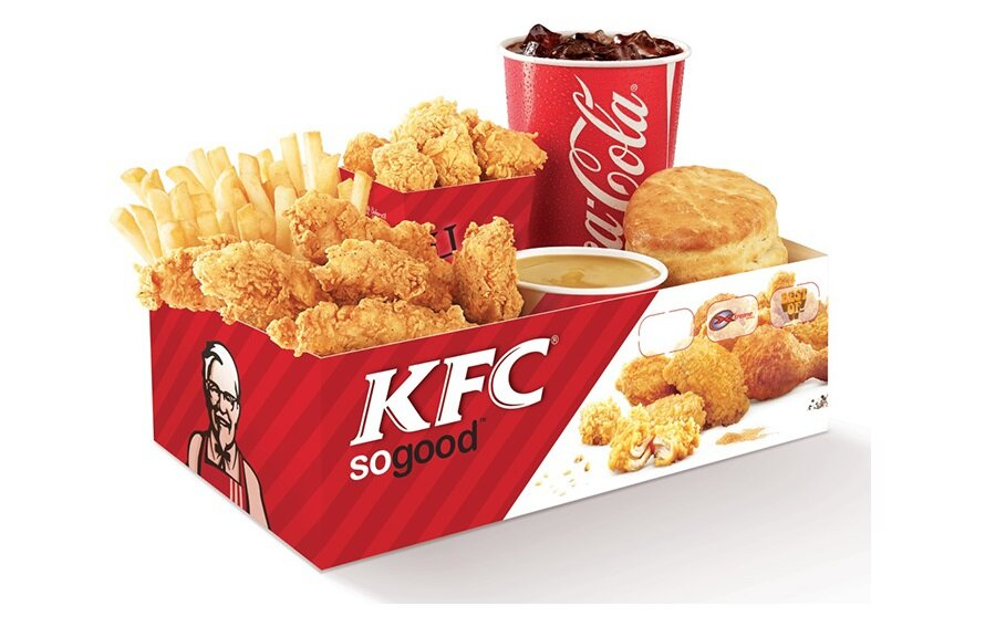 Доставка крылышек kfc. Набор из KFC.