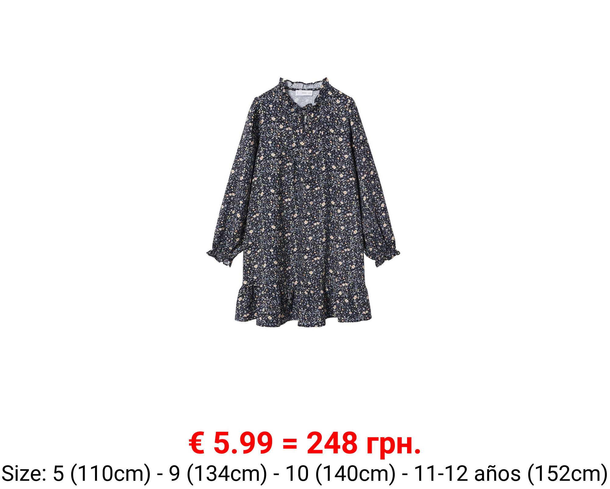 Vestido estampado floral