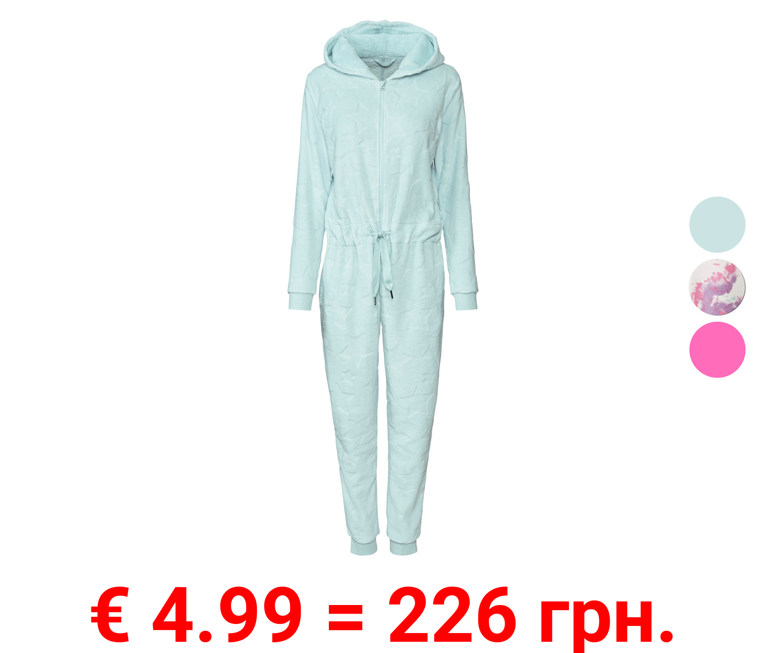 esmara® Damen Jumpsuit aus weicher, wärmender Plüsch-Qualität