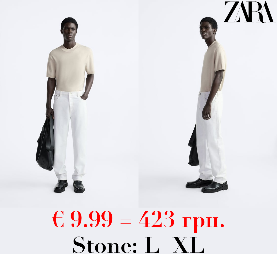 HIGH NECK KNIT T-SHIRT