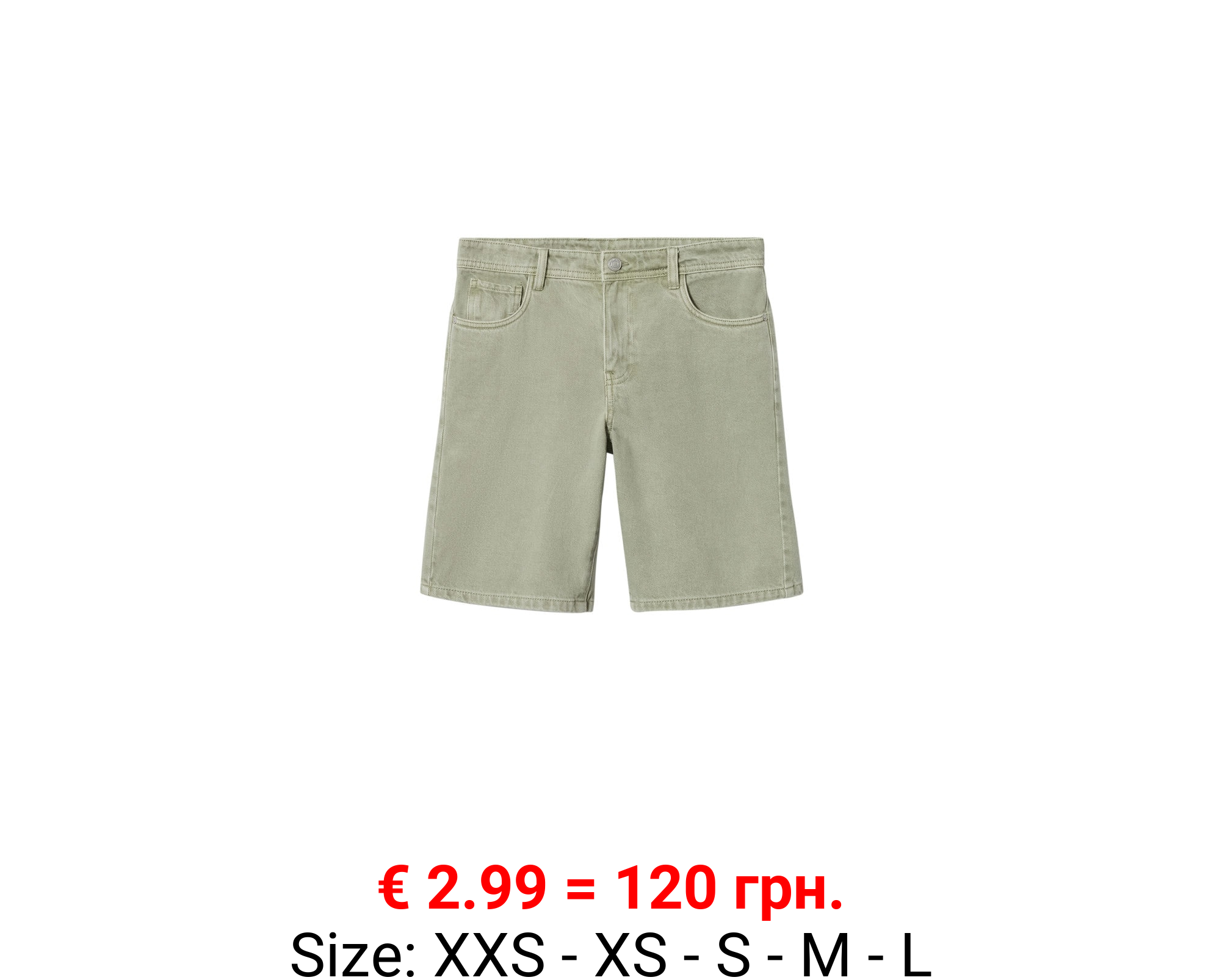 Bermudas denim claro