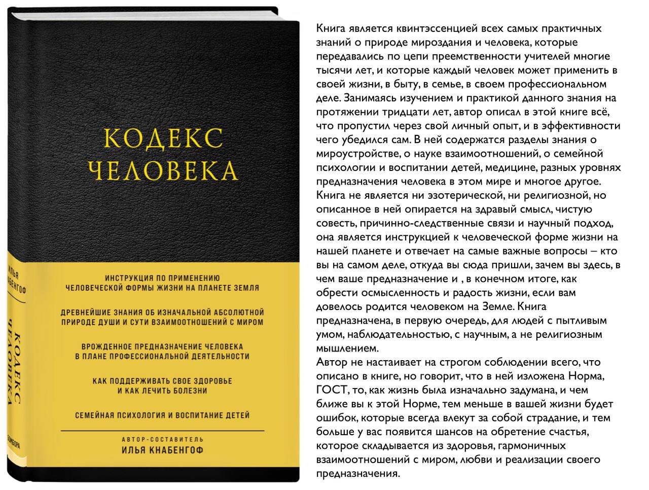 Кодекс человека. Кодекс человека Илья чёрт книга. Кодекс человека книга человека. Кодекс человека Илья Кнабенгоф.