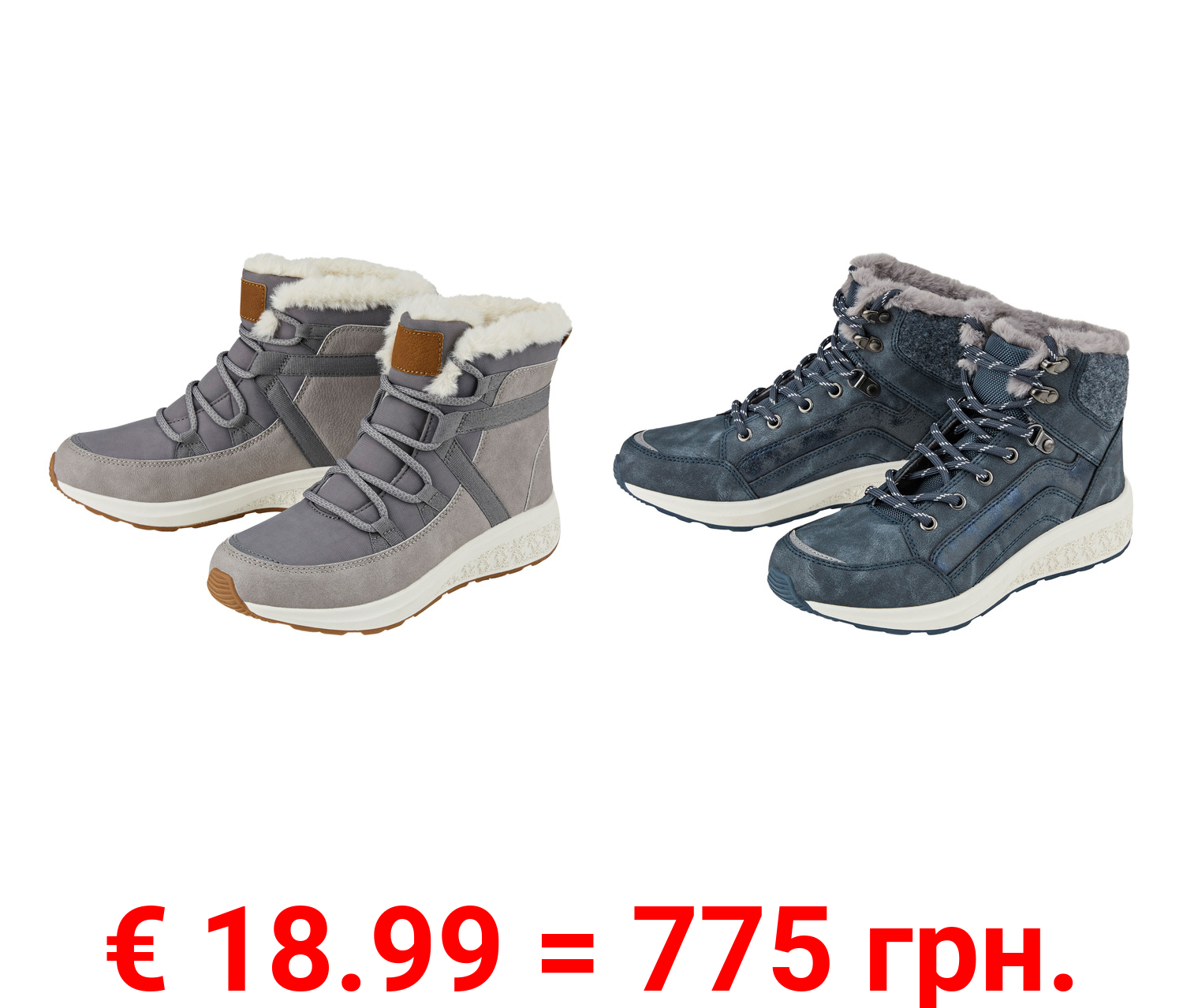 esmara® Damen Winterstiefel mit Warmfutter