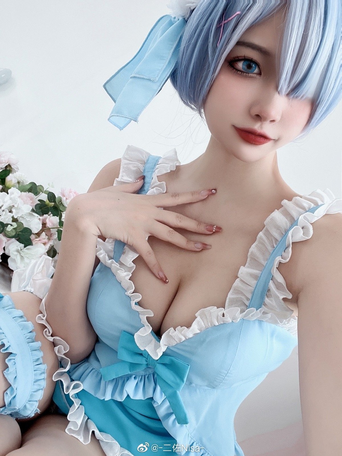 二佐Nisa Cosplay 蕾姆 25