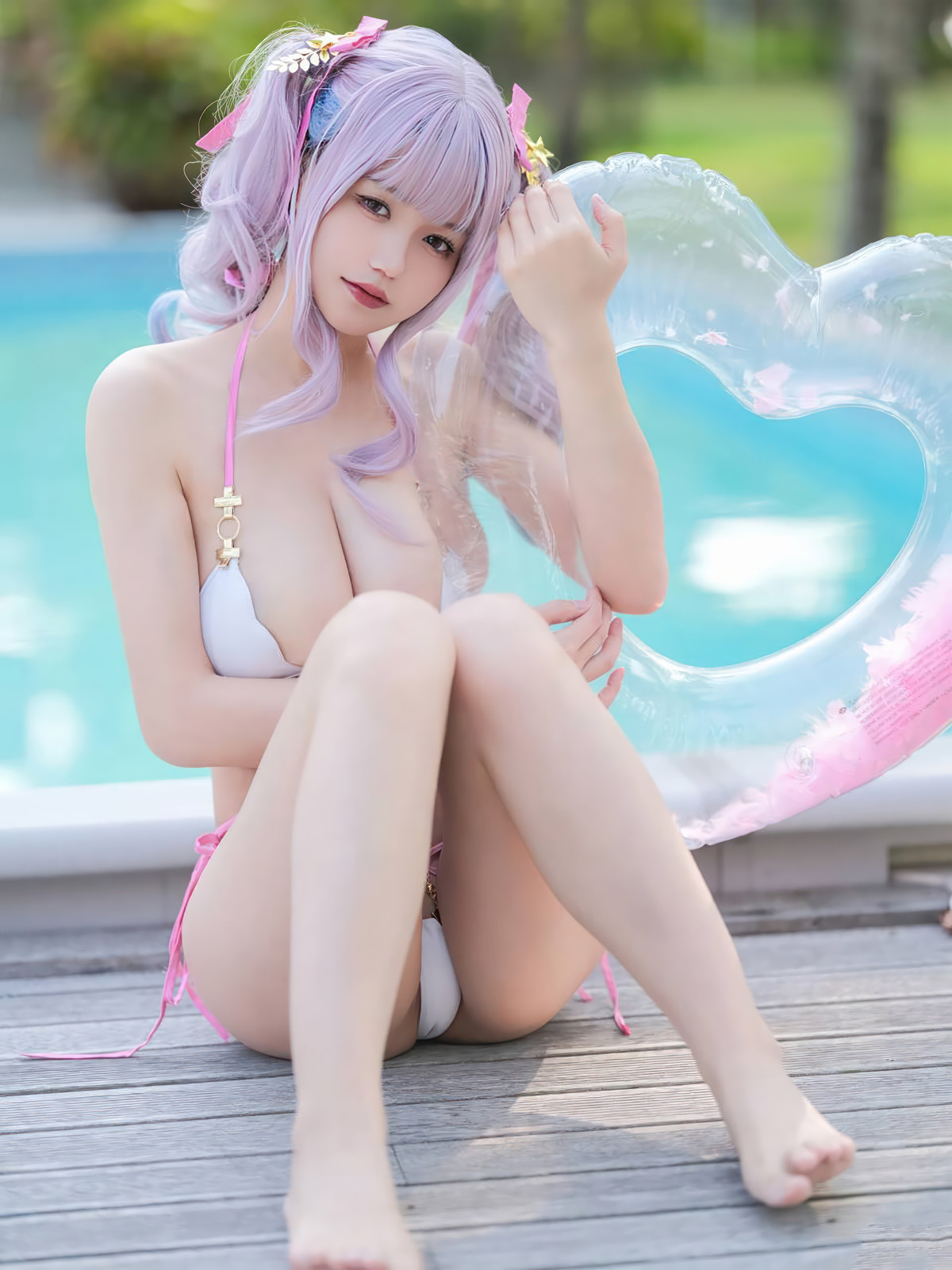 Cosplay 小仓千代w 普利茅斯泳装 1