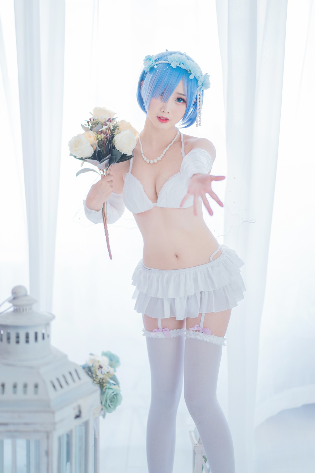 Cosplay 面饼仙儿 花嫁蕾姆 16