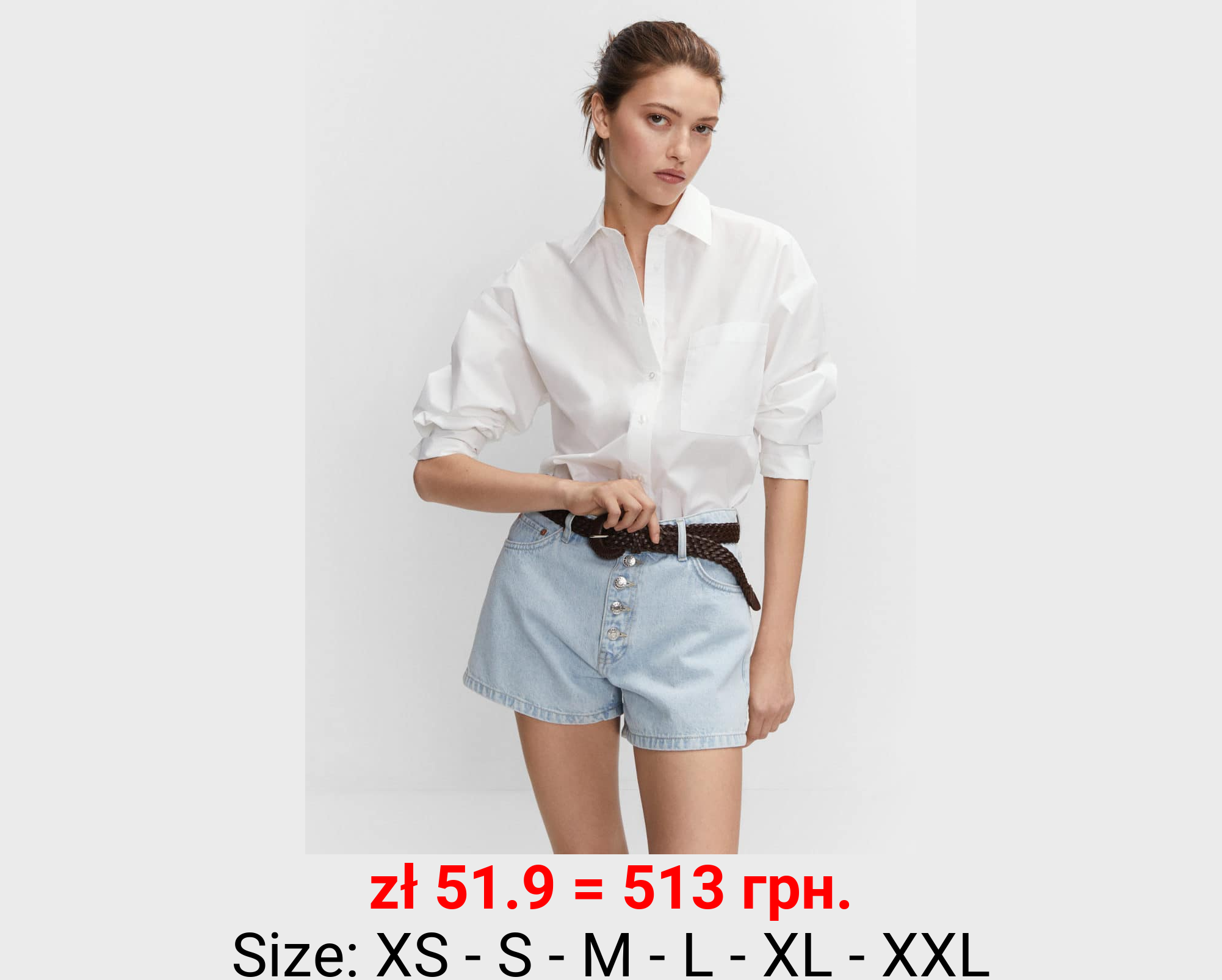 Camisa algodón regular fit