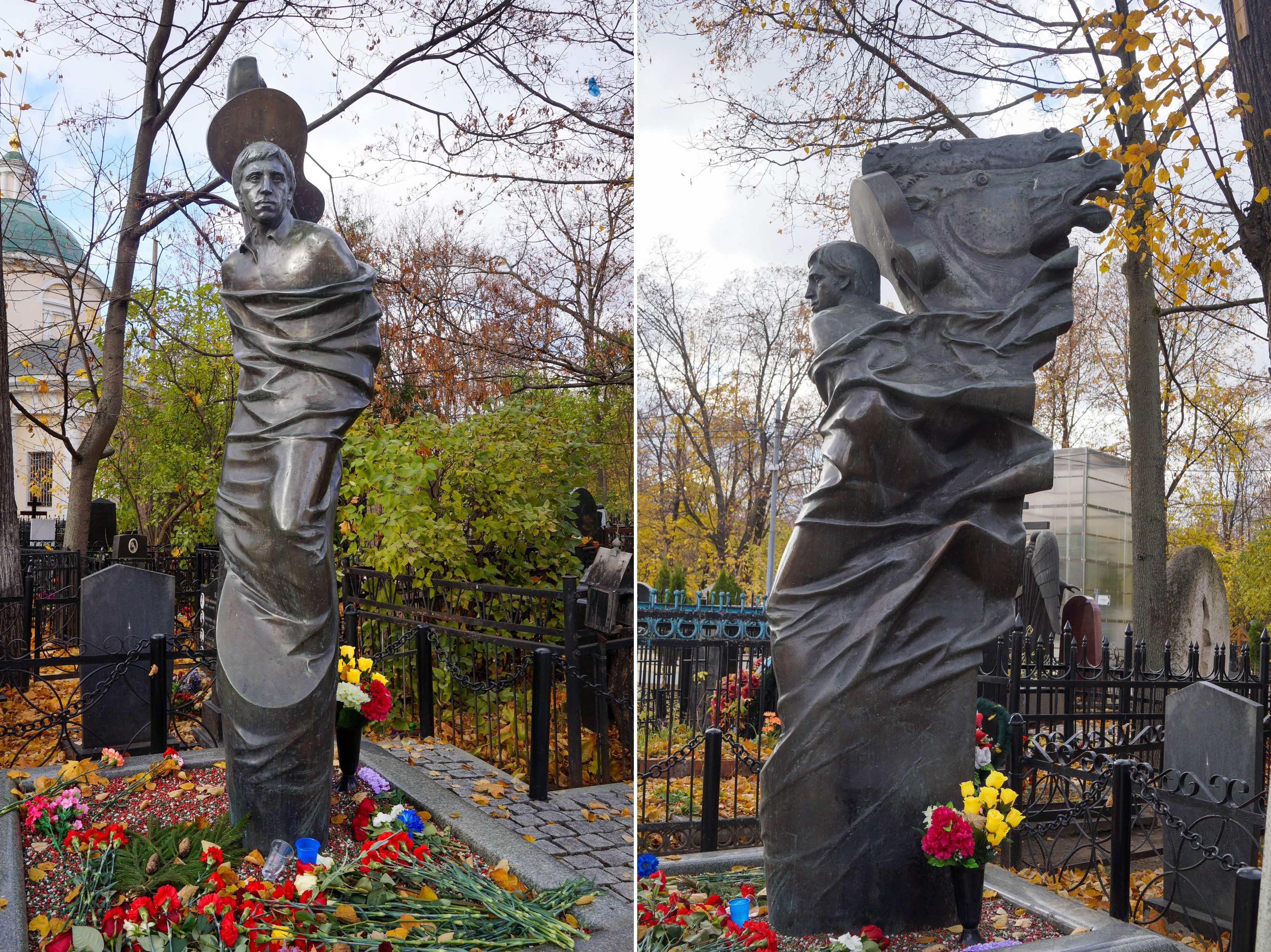 Памятник Высоцкому на Ваганьковском осквернили?