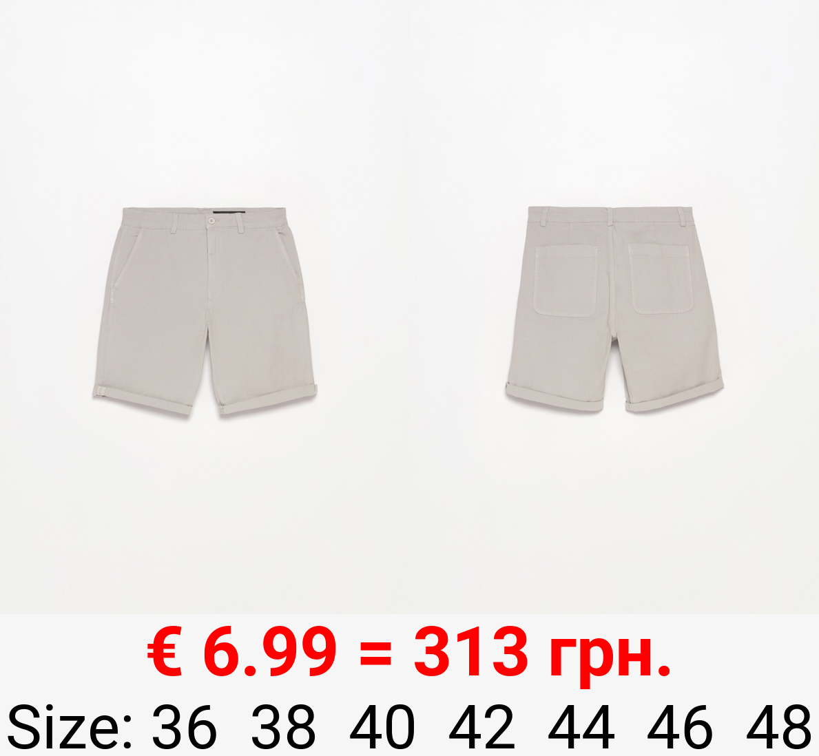 Rustic Bermuda shorts