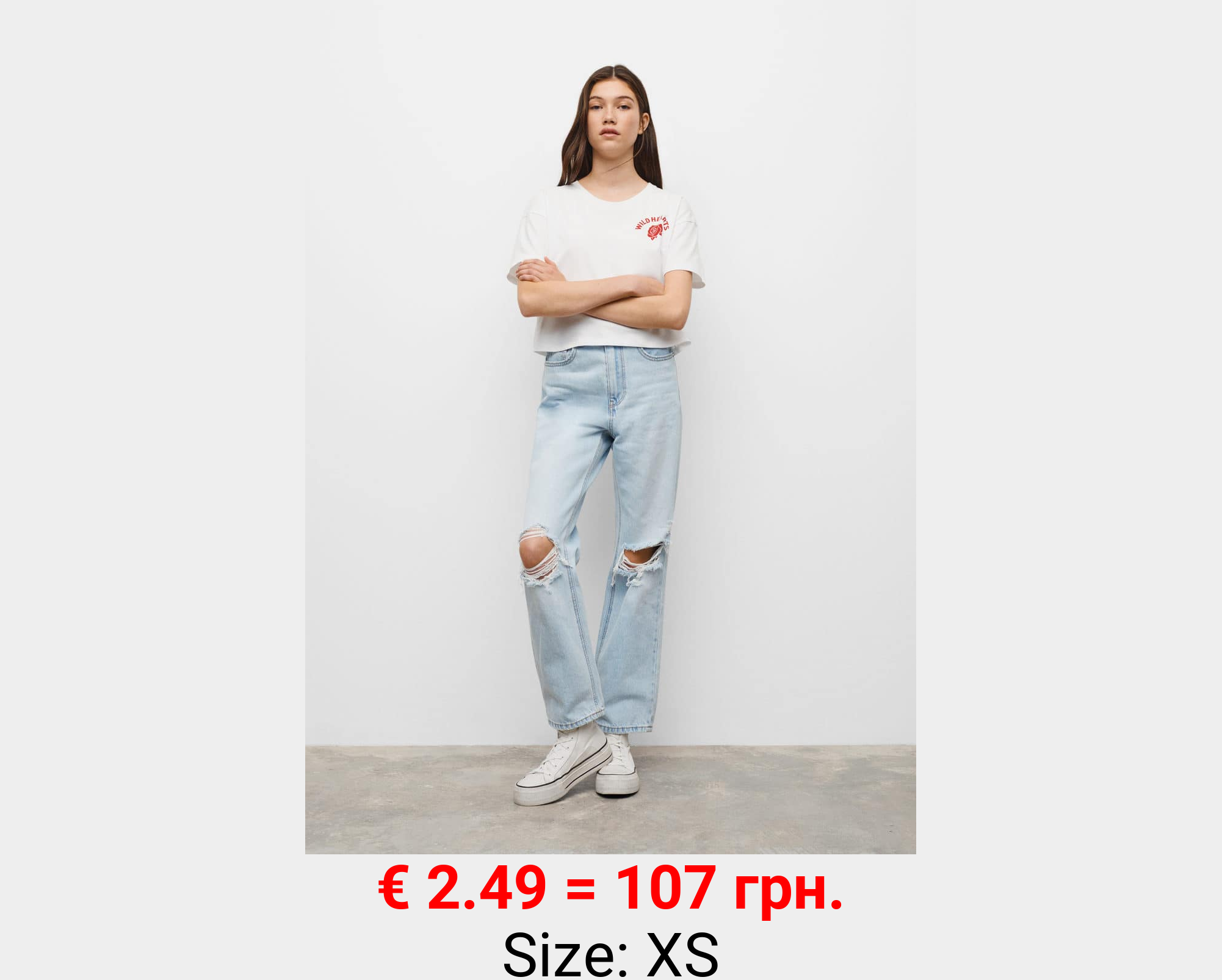 Jeans boyfriend rotos decorativos