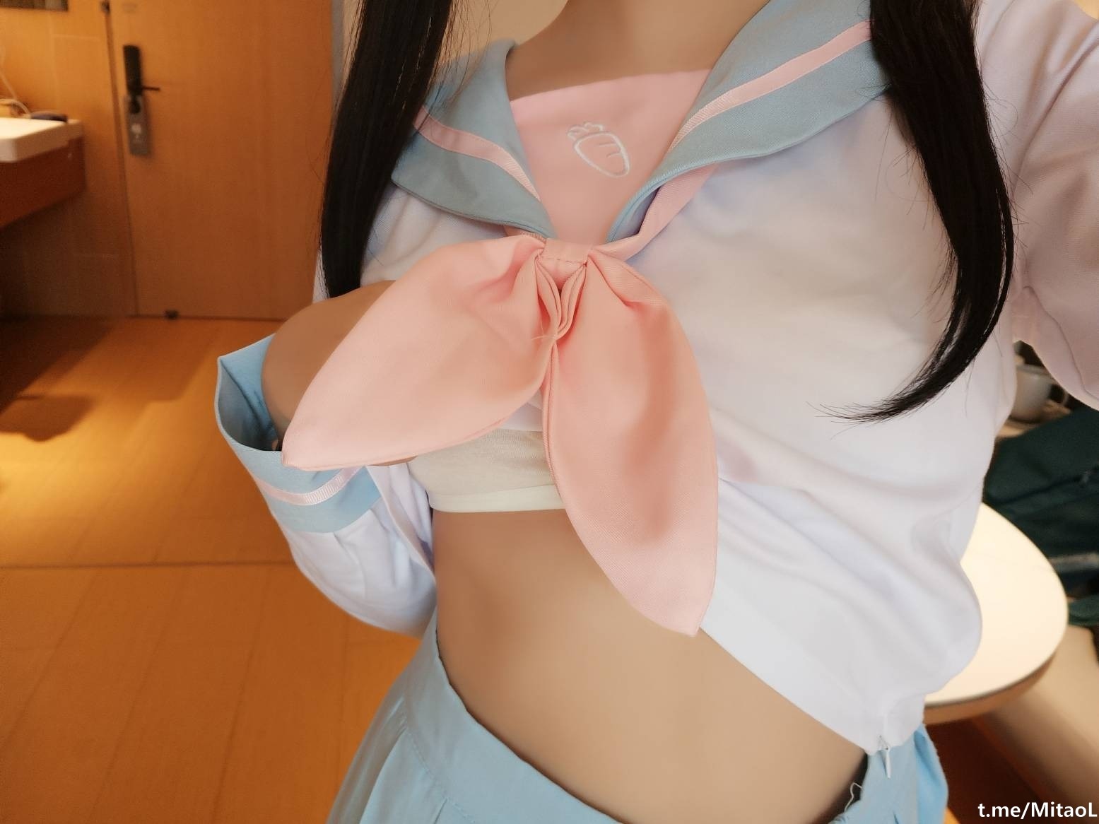 赛高淋酱 双马尾JK蓝 103P 25