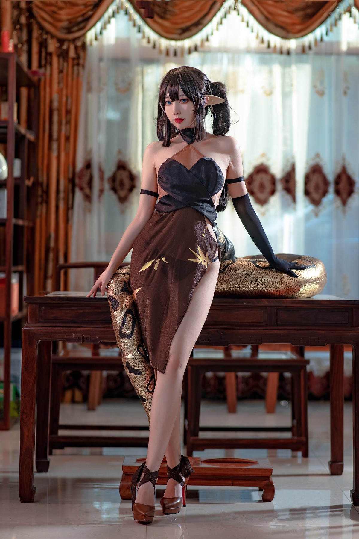 Cosplay 宫本桜 森蚺同人 17