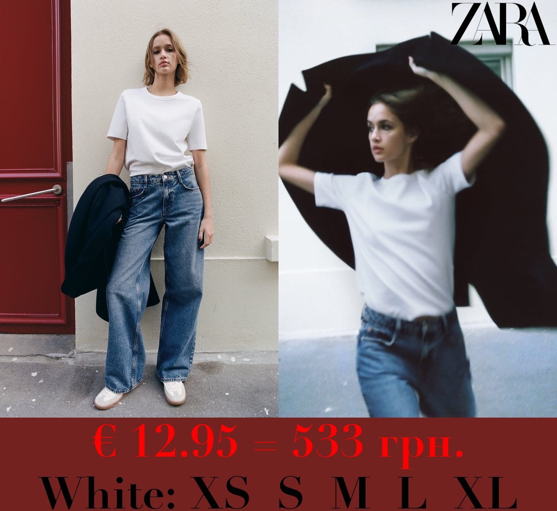 COTTON INTERLOCK CLEAN EFFECT T-SHIRT