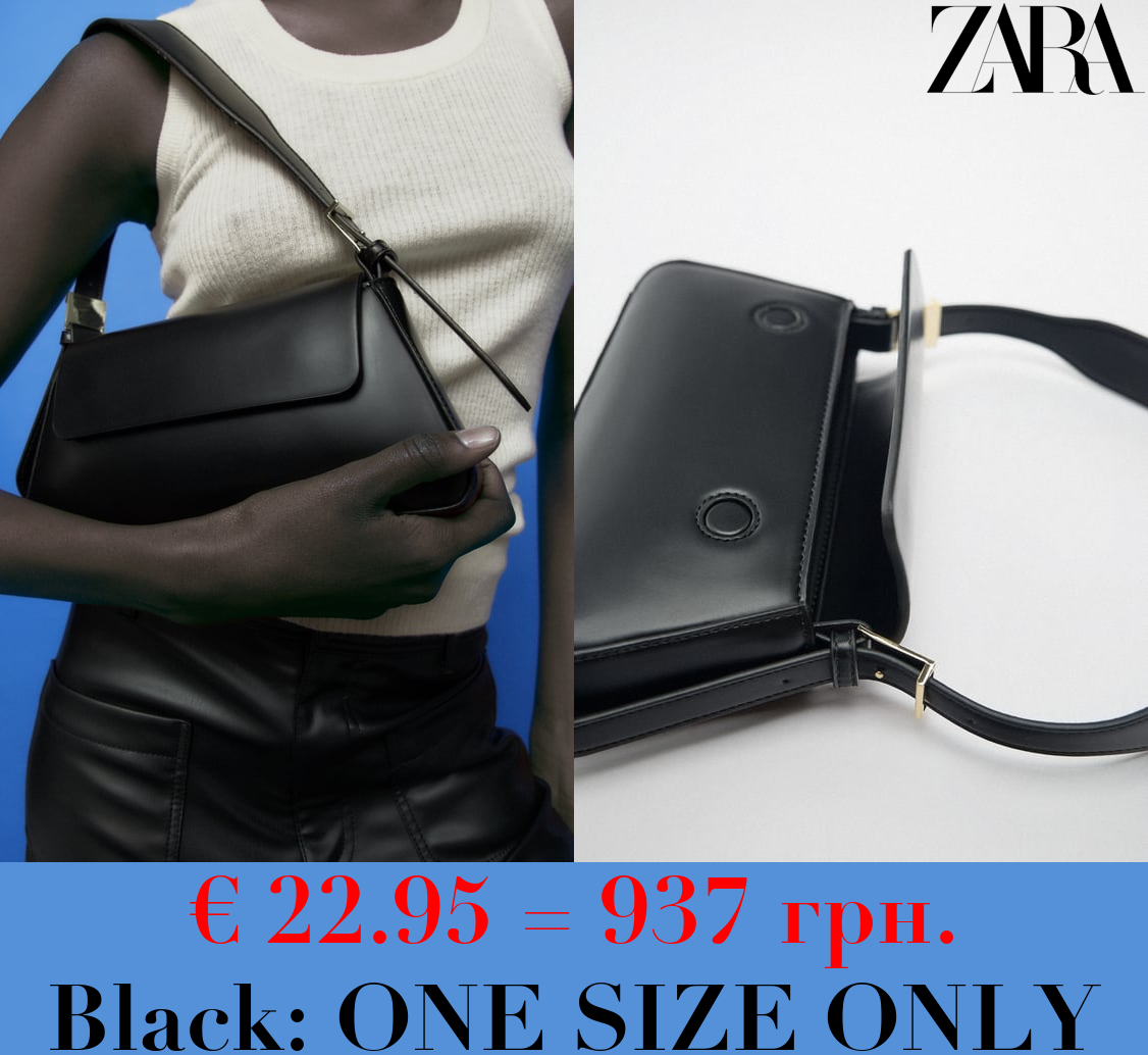 MINIMALIST SHOULDER BAG WITH FLAP