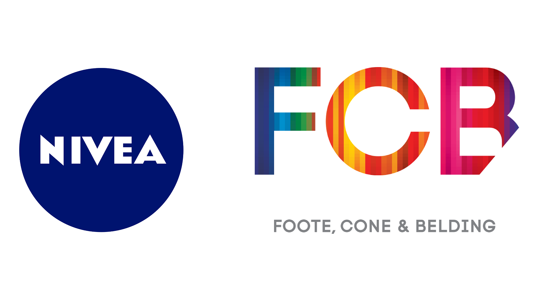 Фцб поделись промо. Nivea logo. ФЦБ реклама. Нивея мен логотип. Foote, Cone & Belding (FCB).