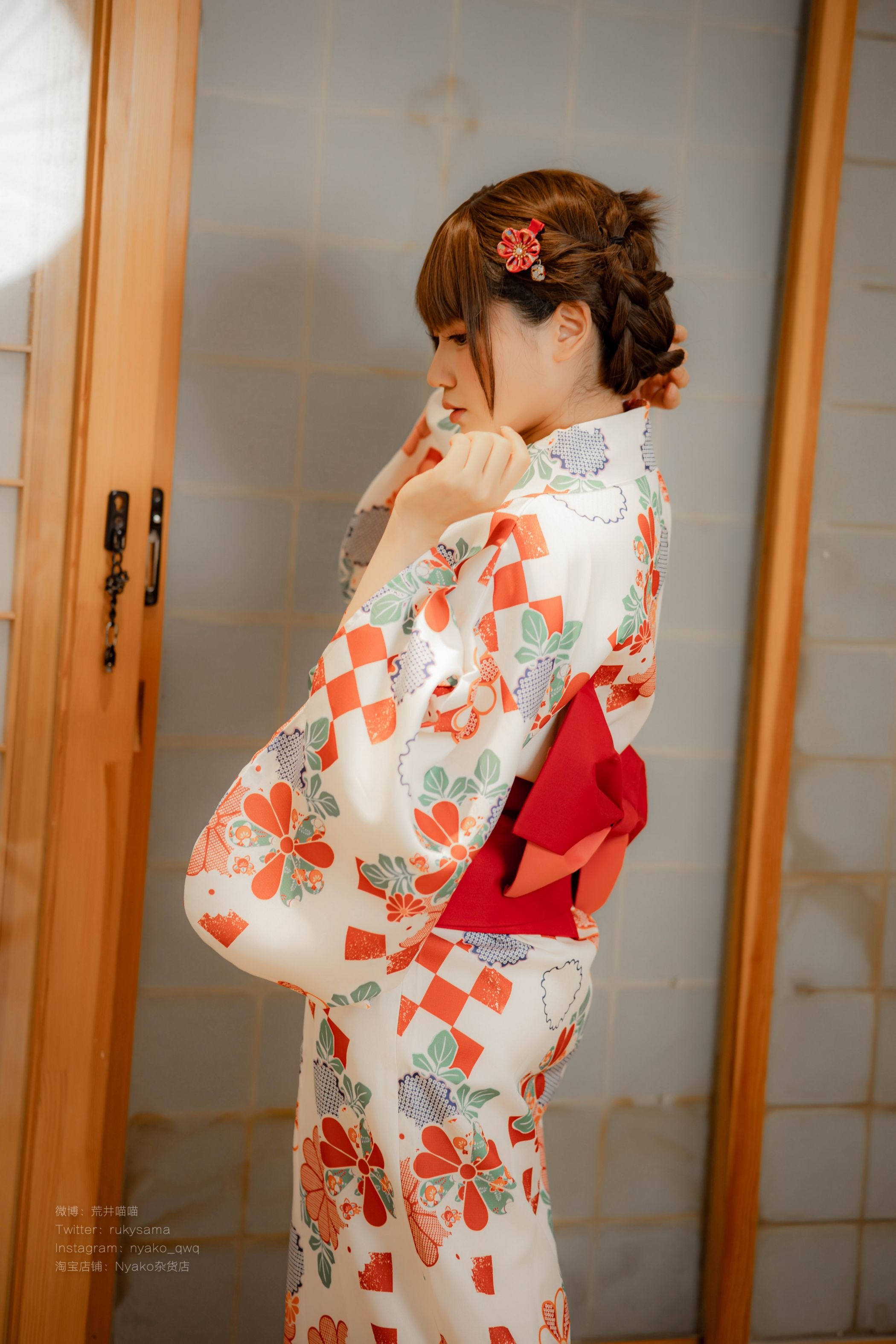 喵子Nyako #Nyako喵子 电子版41 和风烂漫 浴衣 9