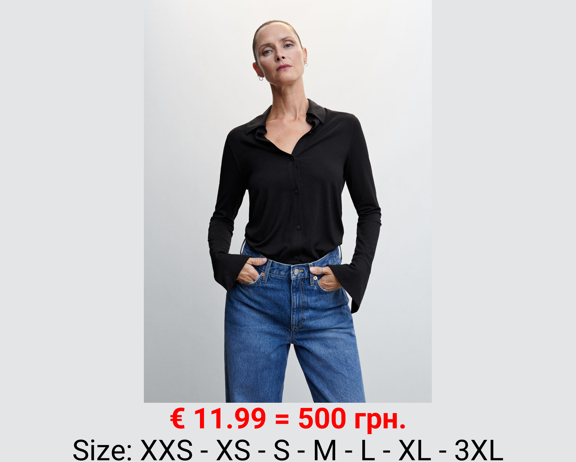Camisa fluida botones