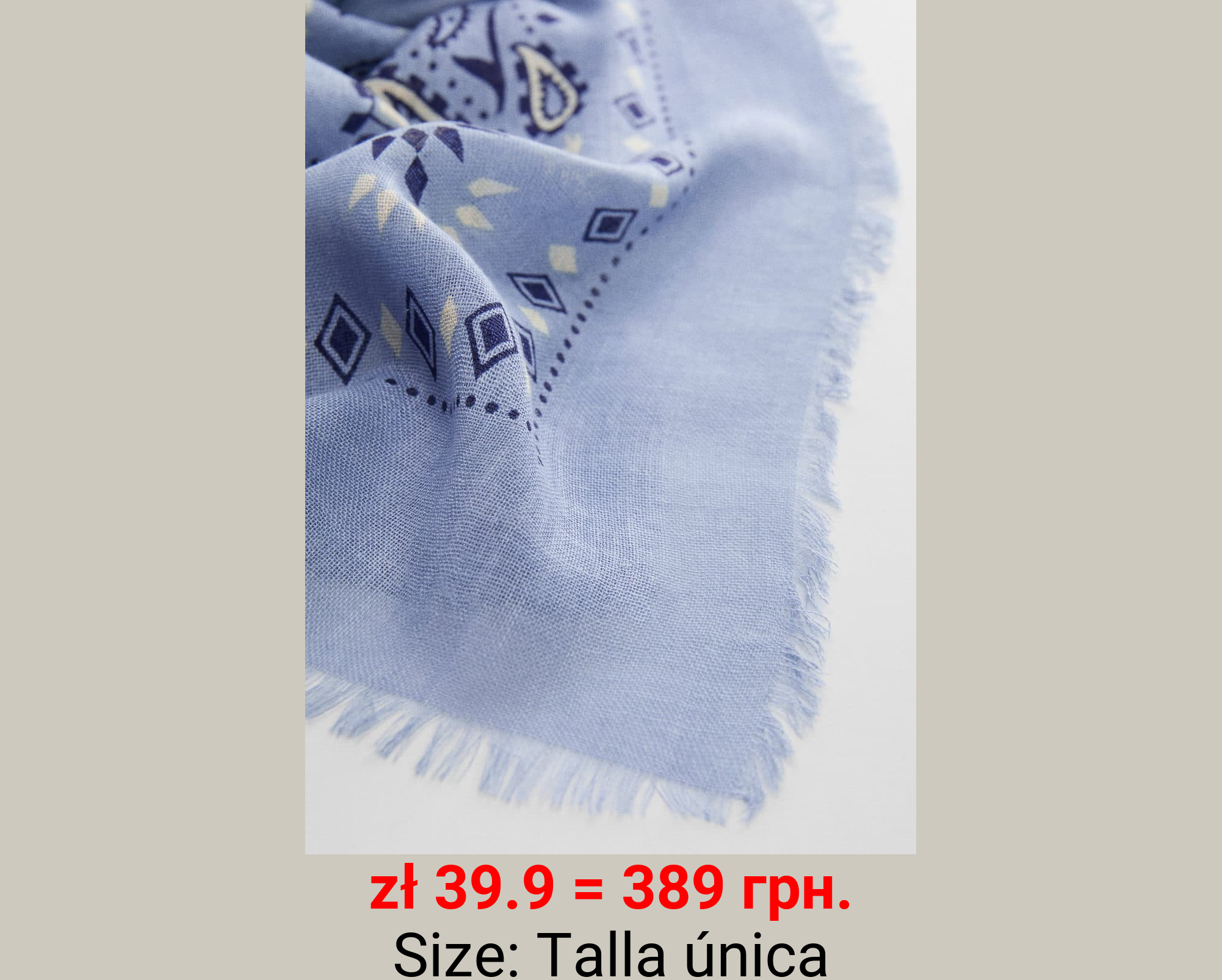 Fular mezcla de lino