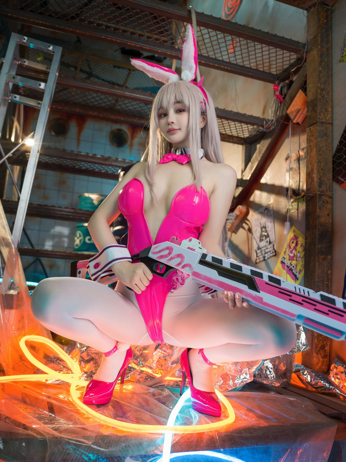 Cosplay 桜井宁宁 Viper Bunny 毒蛇兔女郎 54