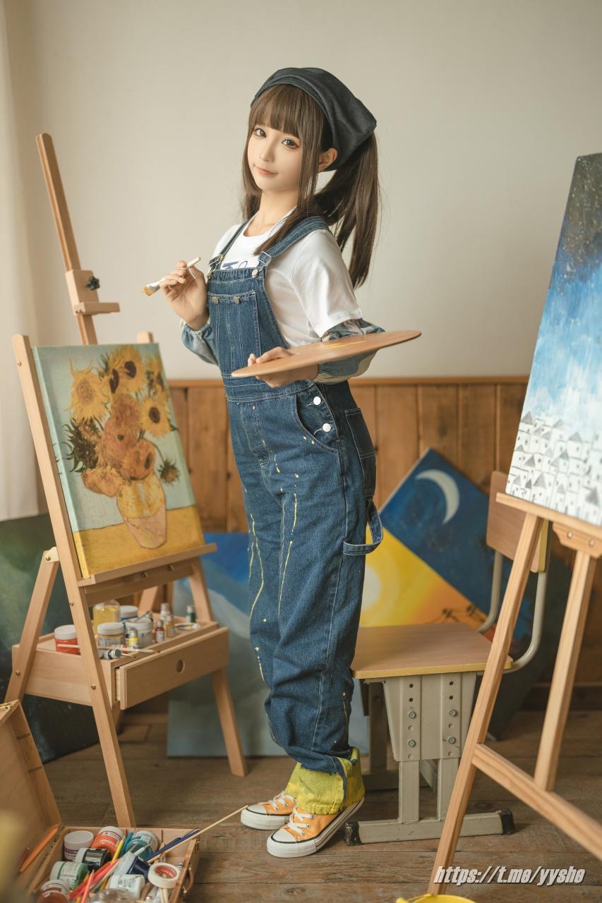蠢沫沫 - 小画家 [110P] 42