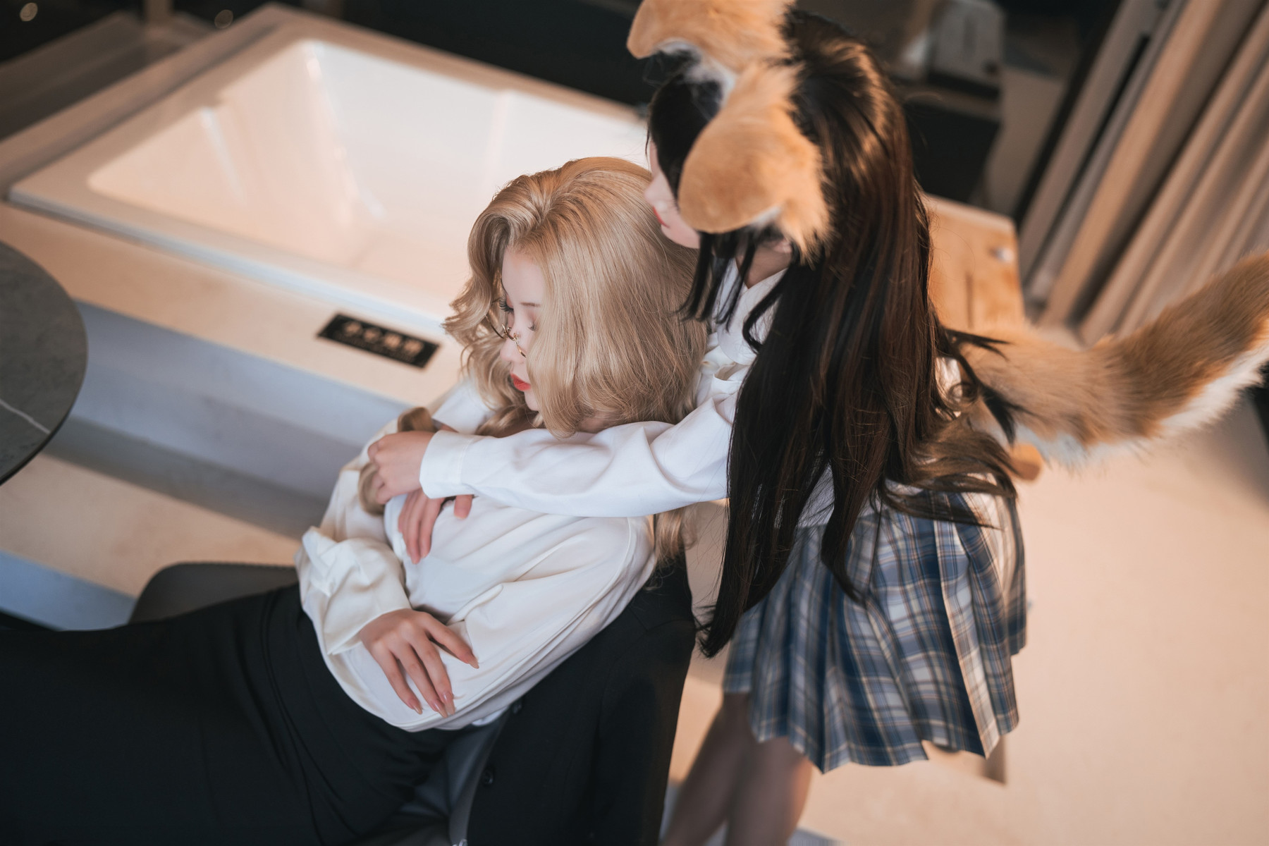 Cosplay rioko凉凉子 面饼仙儿 女上司双人版 4