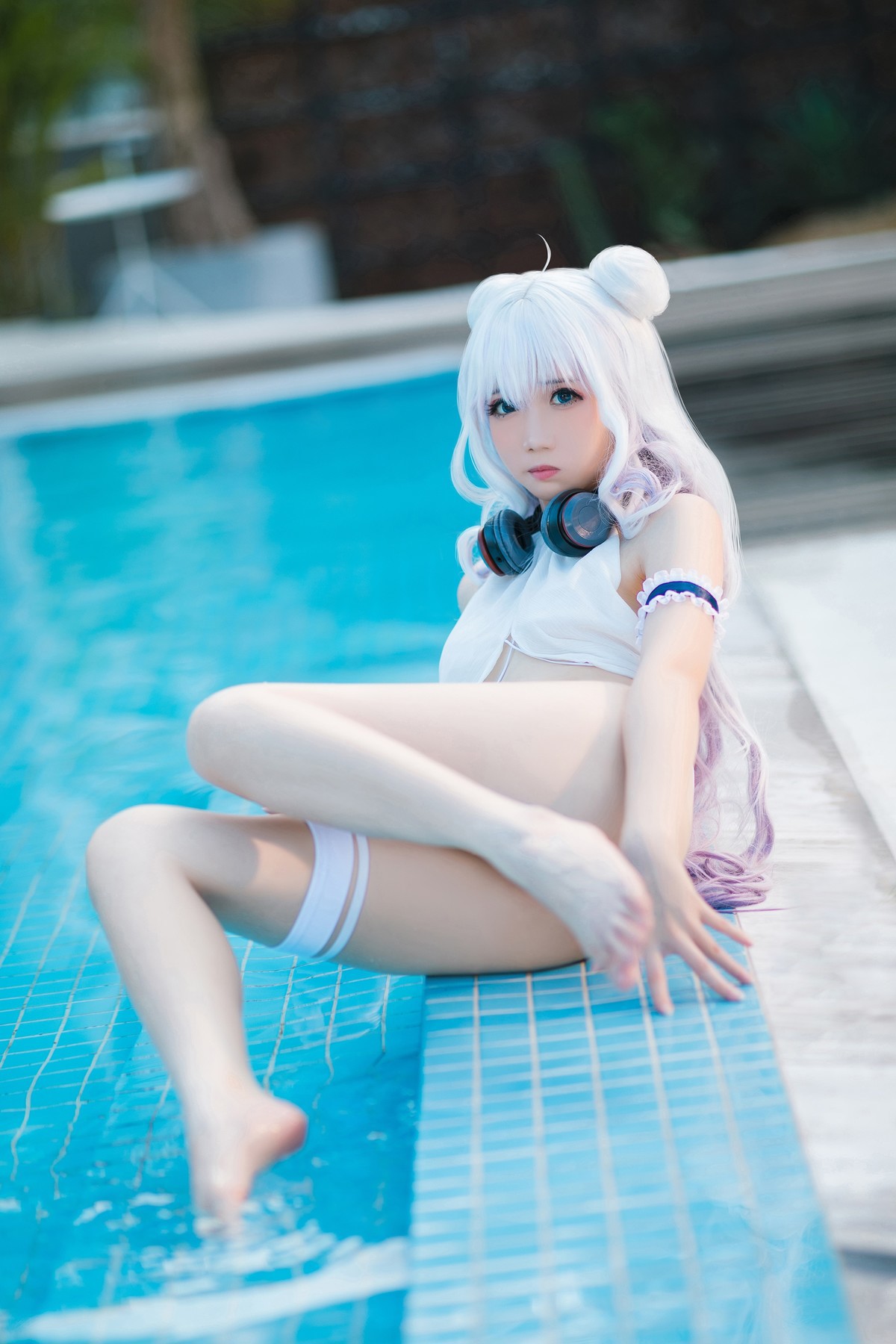 Cosplay 焖焖碳 恶毒泳衣 Vicious Swimsuit 10