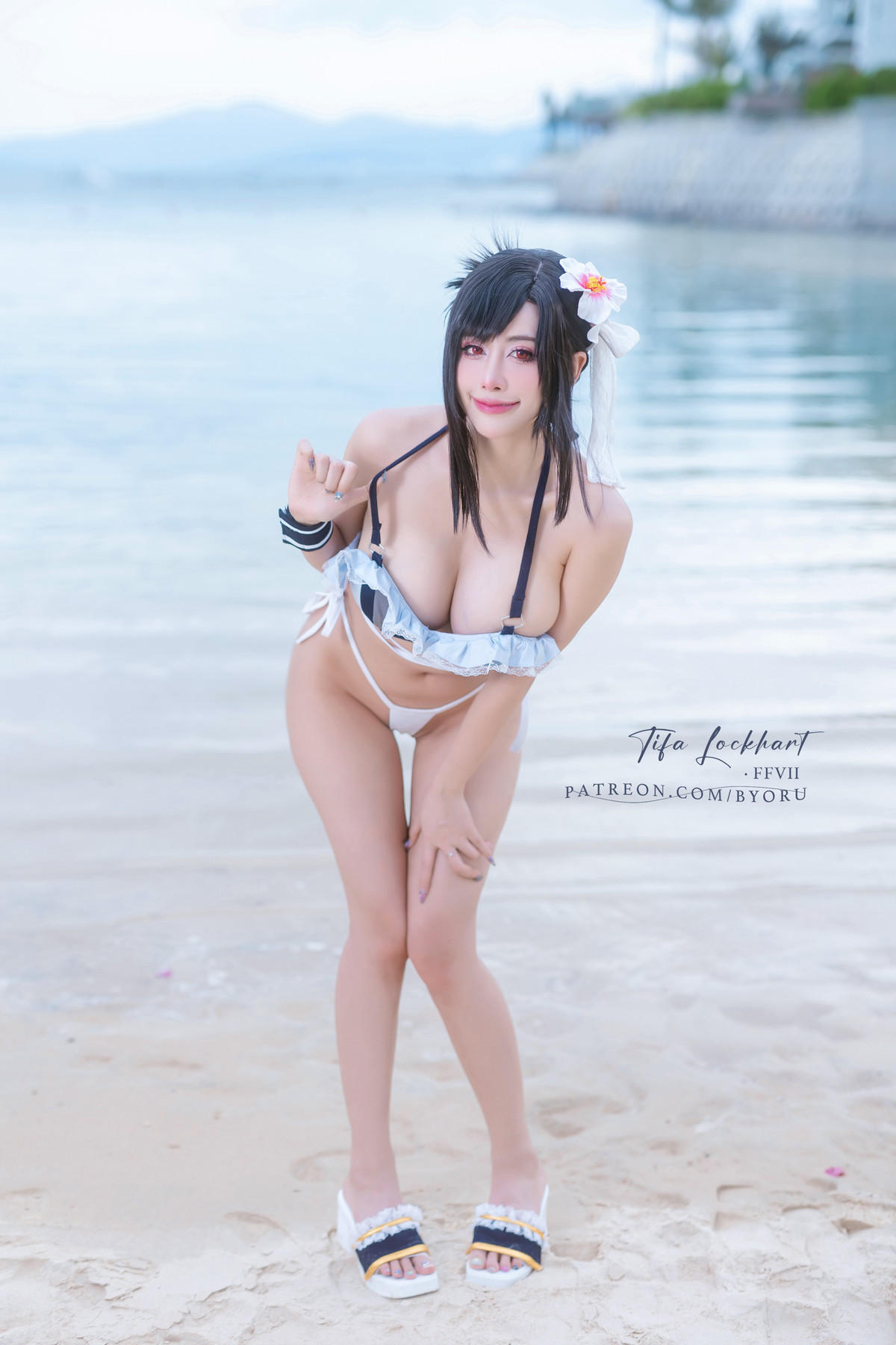 Cosplay 日本性感萝莉Byoru Tifa FF7r Bikini 17