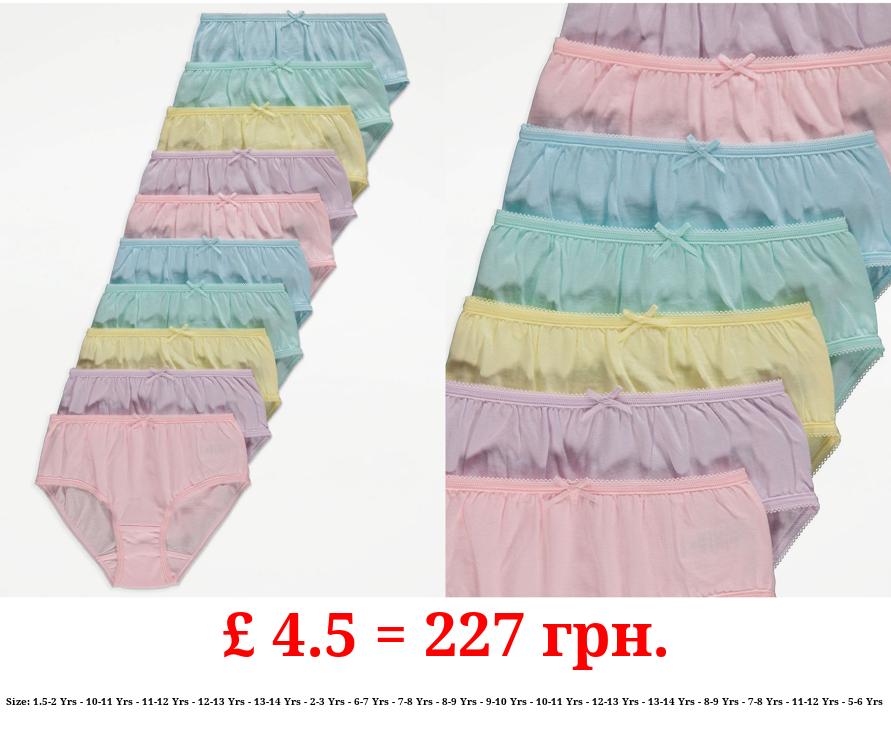 Pastel Briefs 10 Pack