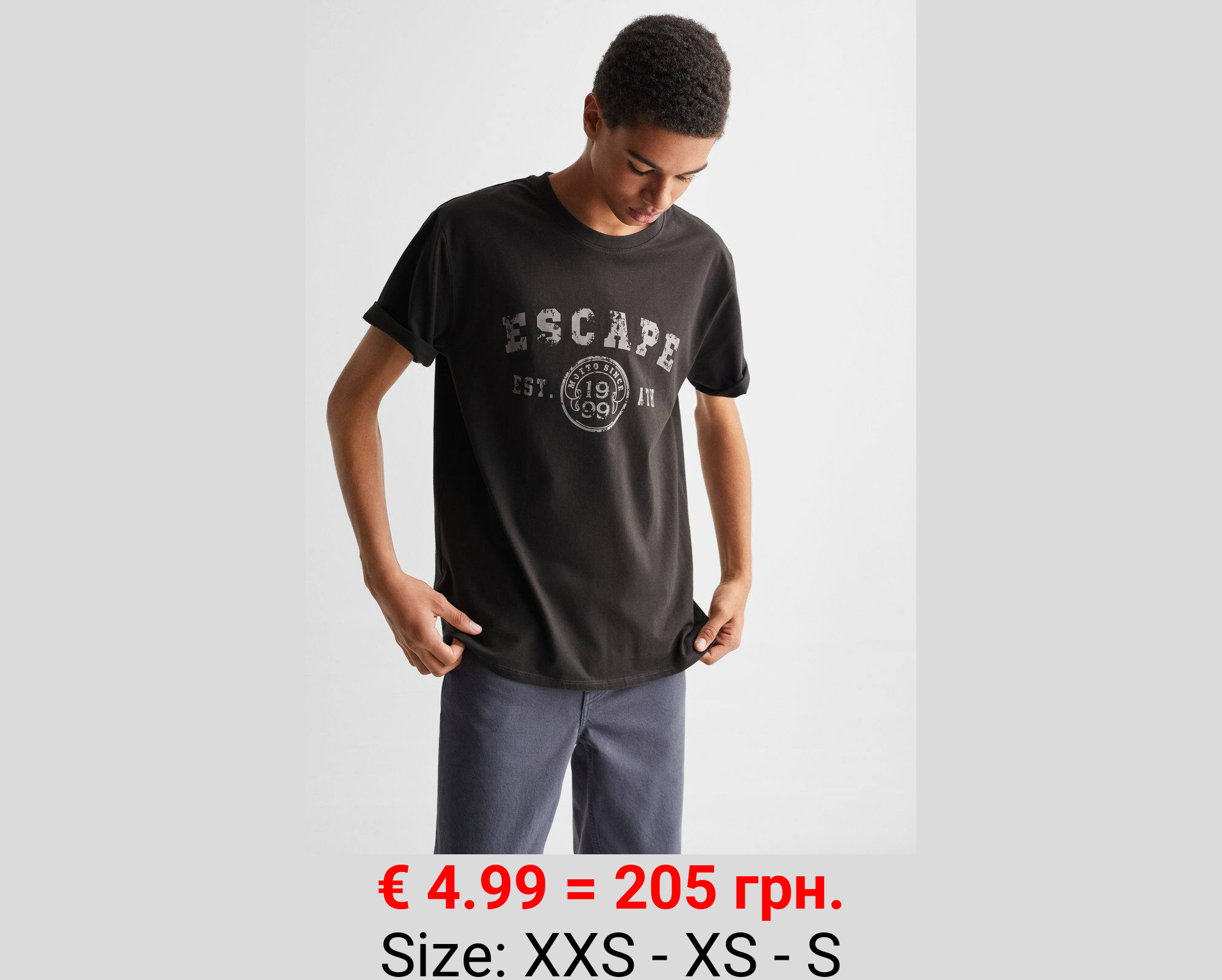 Camiseta algodón manga corta