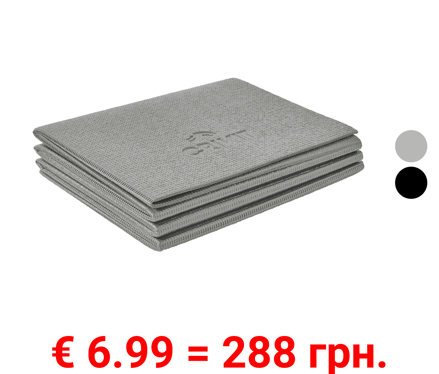 CRIVIT Faltbare Fitnessmatte, mit Dämpfung
